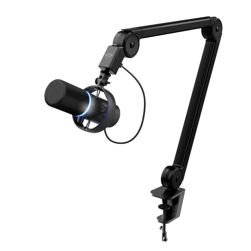 TRUST GXT 255+ Onyx laidinis mikrofonas + laikiklis | USB