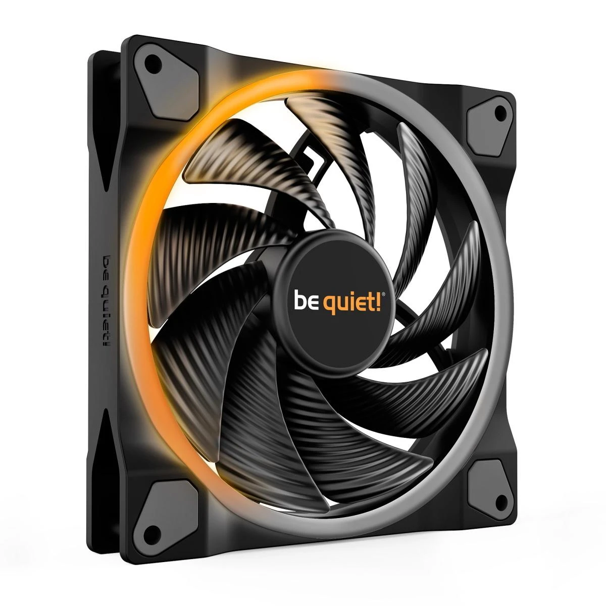 Be Quiet! LIGHT WINGS 140mm ventiliatorius su LED žiedu