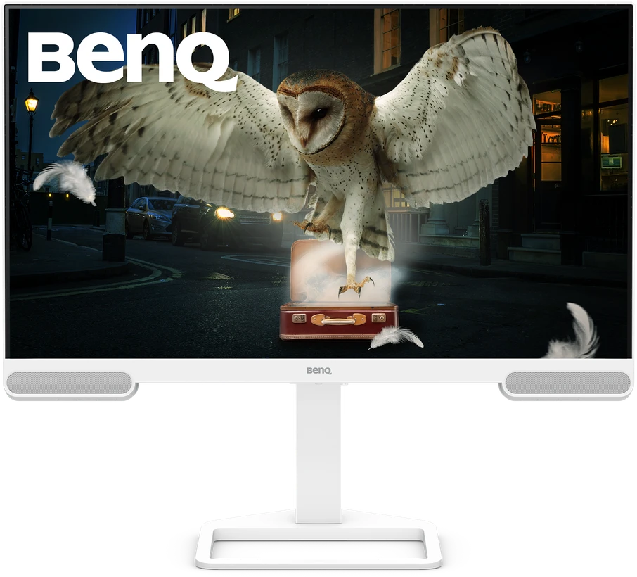 Monitorius BENQ EW2790U 27 colių 4K 95 P3 USB-C 65W USB šakotuvas su LBL+ treVolo SPK nuotolinio valdymo pultu