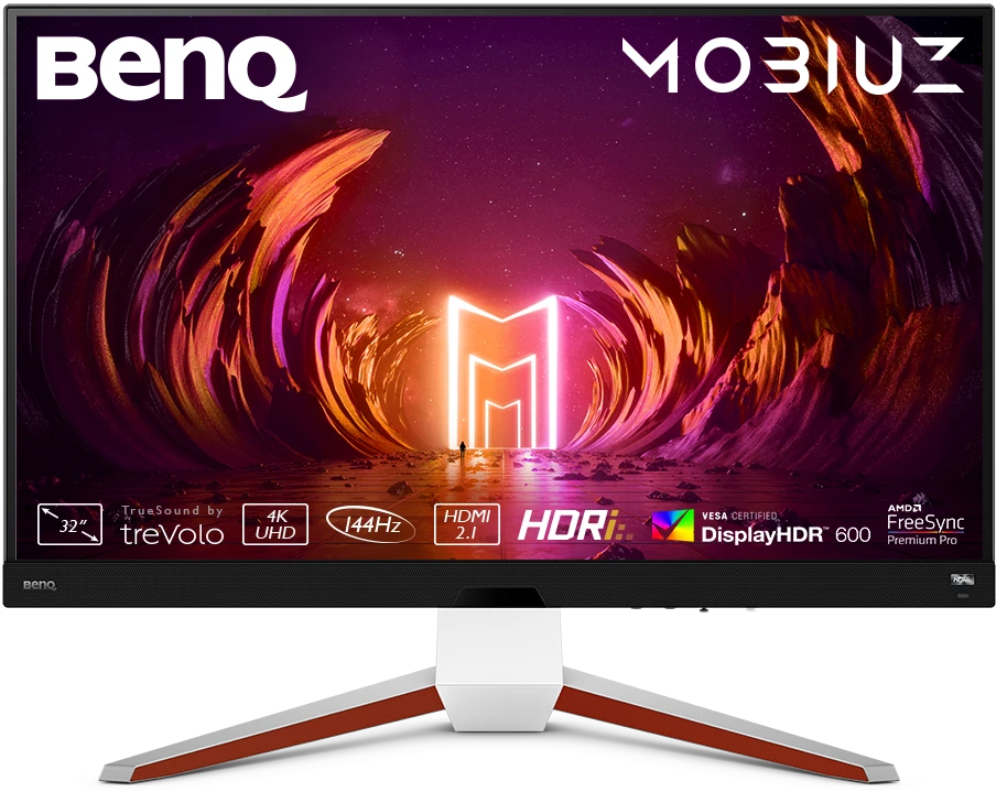 Benq | LED Monitorius | EX3210U | 32 " | IPS | UHD | 16:9 | 144 Hz | 2 ms | 3840 x 2160 | 300 cd/m² | HDMI jungtys quantity 2 | Baltas | Garantija 36 mėn.