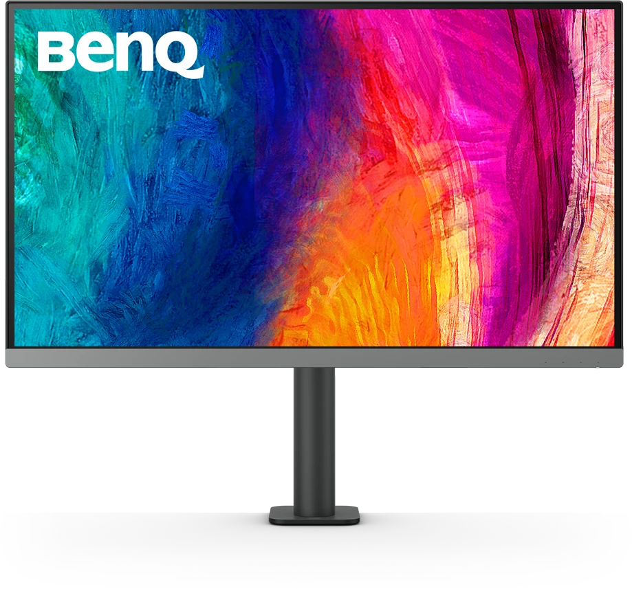 BENQ PD2706UA 27 colių 4k monitorius su ERGO ARM 350 cd/m2 5ms HDMI DP USB C PD90W šakotuvu USB Pivot garsiakalbiais