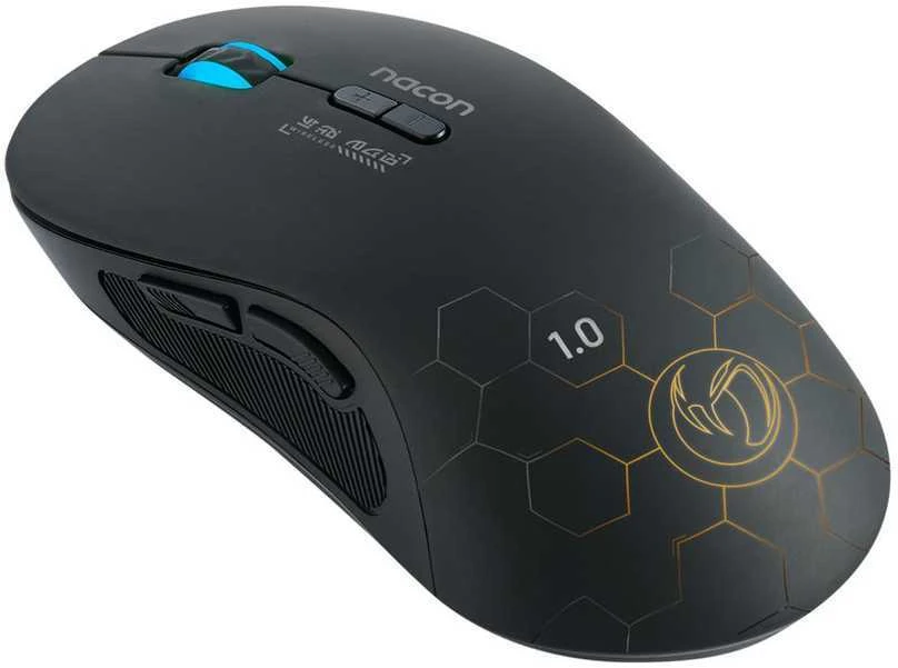 Nacon PC belaidė žaidimų pelė GM-180 belaidė maks. 2200 dpi, įvairiaspalvis apšvietimas