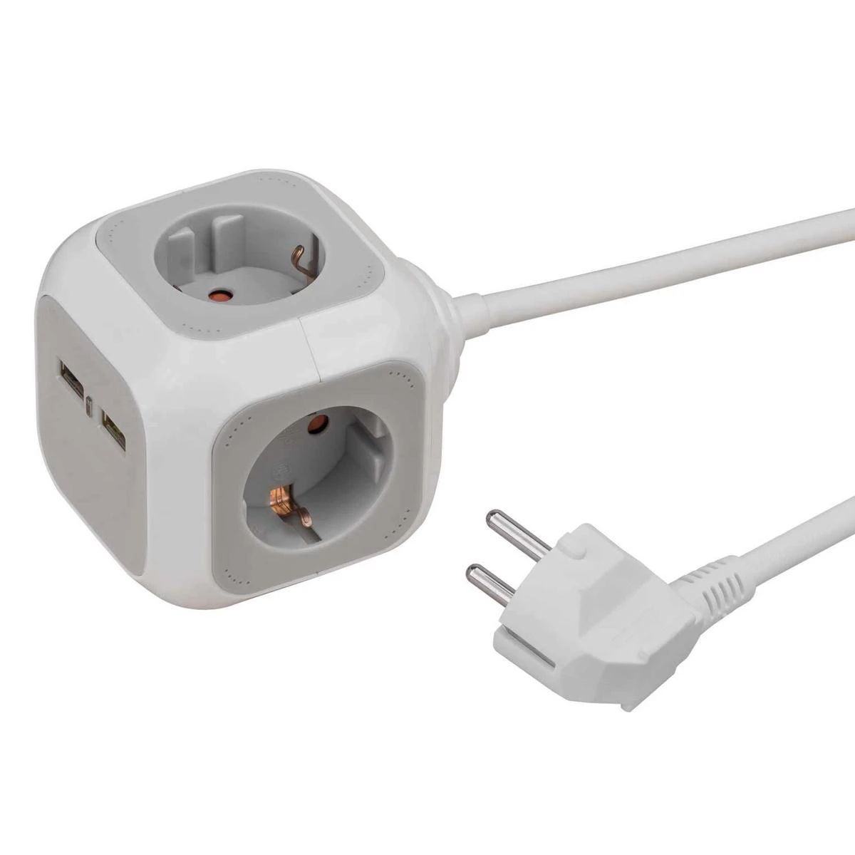 Brennenstuhl Brennen ALEA-Power Ilgiklis, 4 CEE lizdai, 2 USB-įkrovimo lizdai 1,4m / GT-673