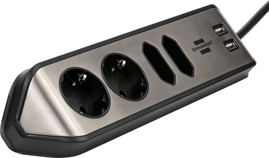 Buitinis ilgintuvas BRENNENSTUHL, 4 vt, 2USB, 2m