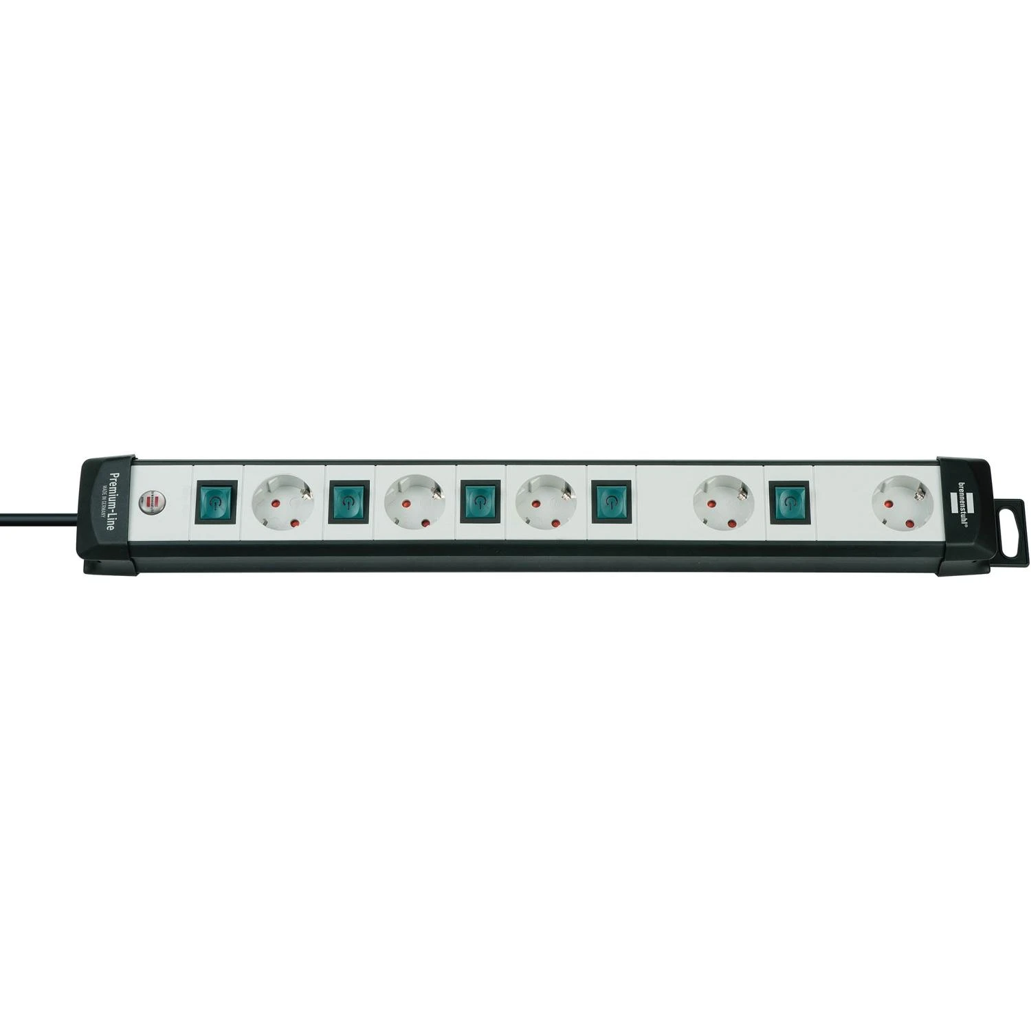 Brennenstuhl Premium Line Technics, prailgintuvas 5xCEE 7/4, 1xCEE 7/7, 5xmygtukai, 3m, apsauga nuo augintinių, juodas / pilkas1951550600 / GT-501