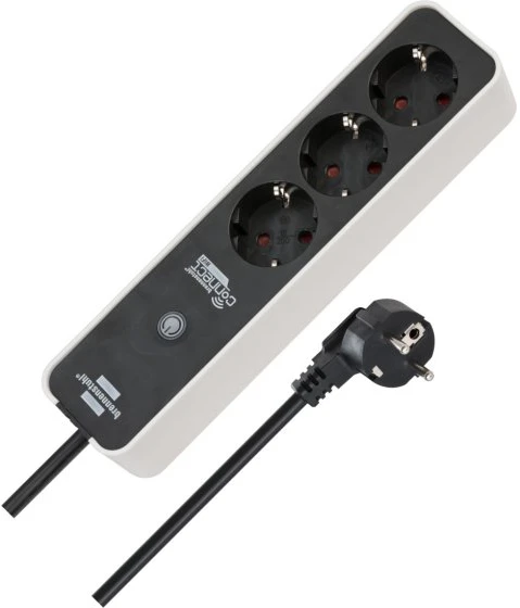 brennenstuhl®Connect Ecolor WiFi Steckdosenleiste 3-fach baltas/sc