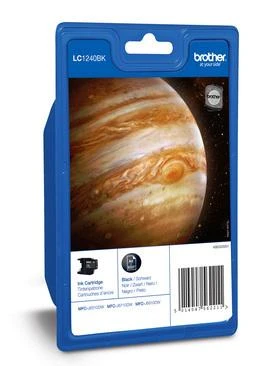 Brother LC-1240BKBP rašalo kasetė Originalus Juoda 1 vnt