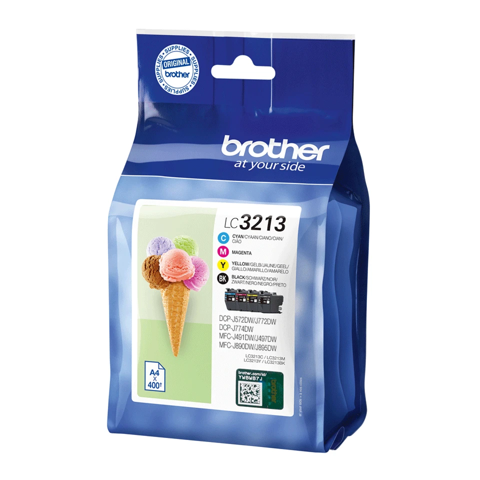 Brother VALUE PACK NELIVÄRIPAKKAUS (LC3213BK/C/M/Y)