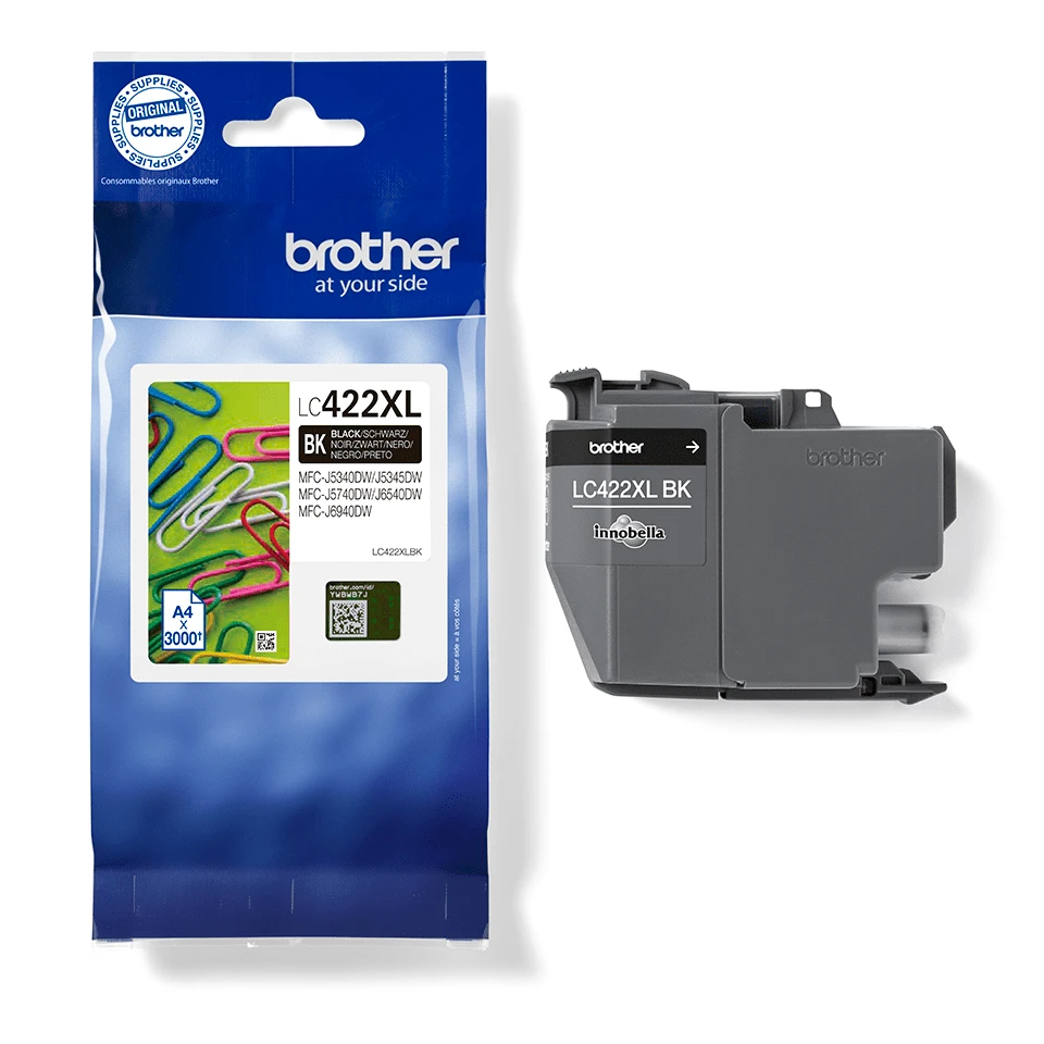 Brother Brolis LC422XLBK | Rašalo kasetė | Juodas