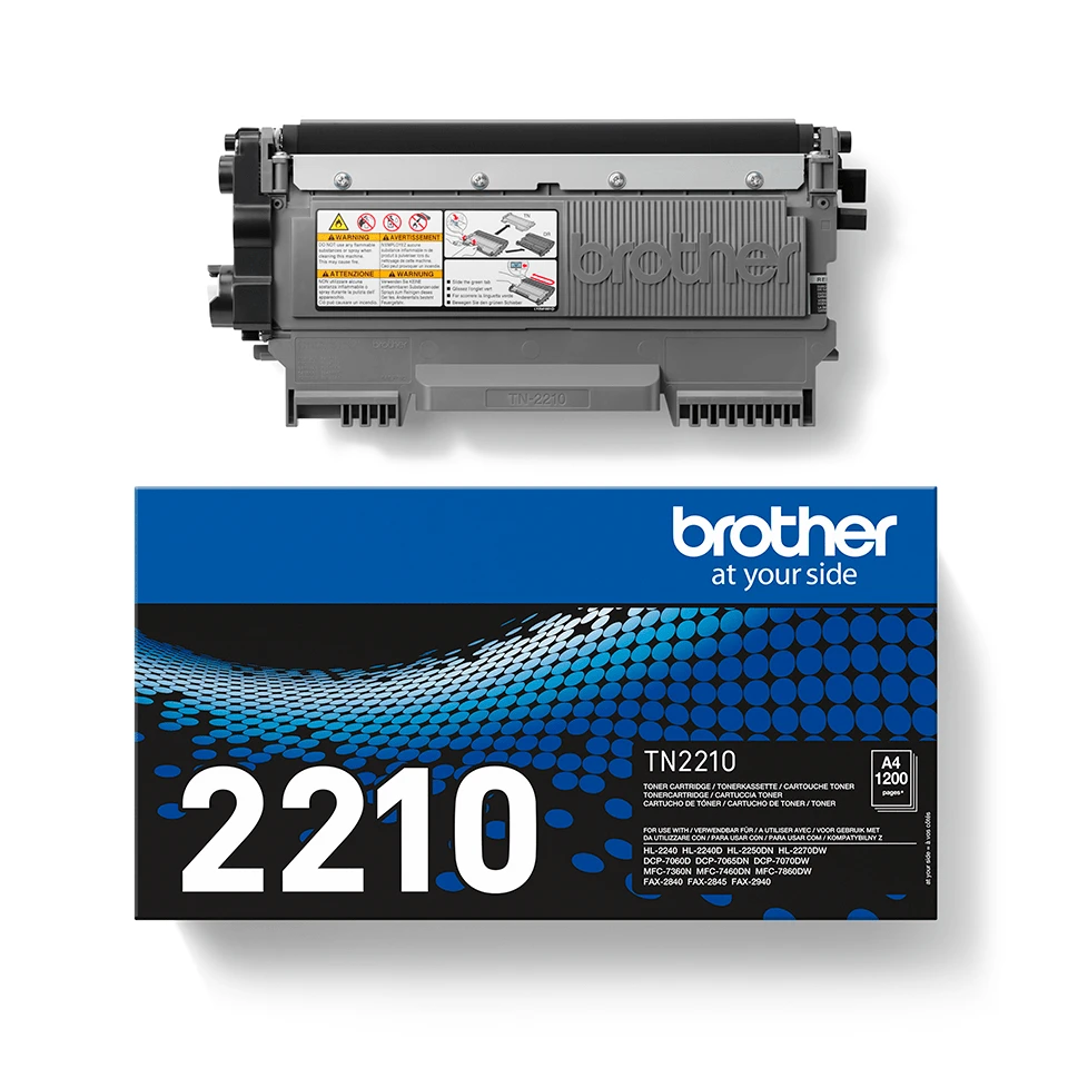 Brother TN-2210 Tonerio kasetė, Juodas