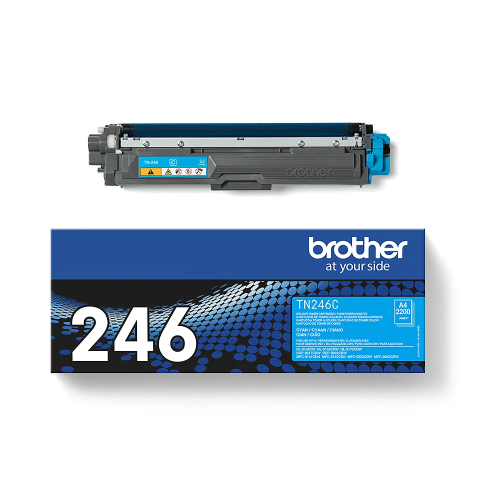 Brother TN-246C tonerio kasetė Originalus Žydras 1 vnt