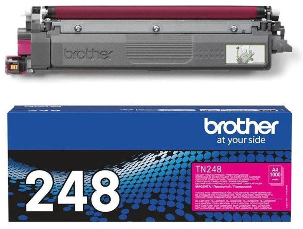 BROTHER TN248M TONERIS MAGENTA 1000P