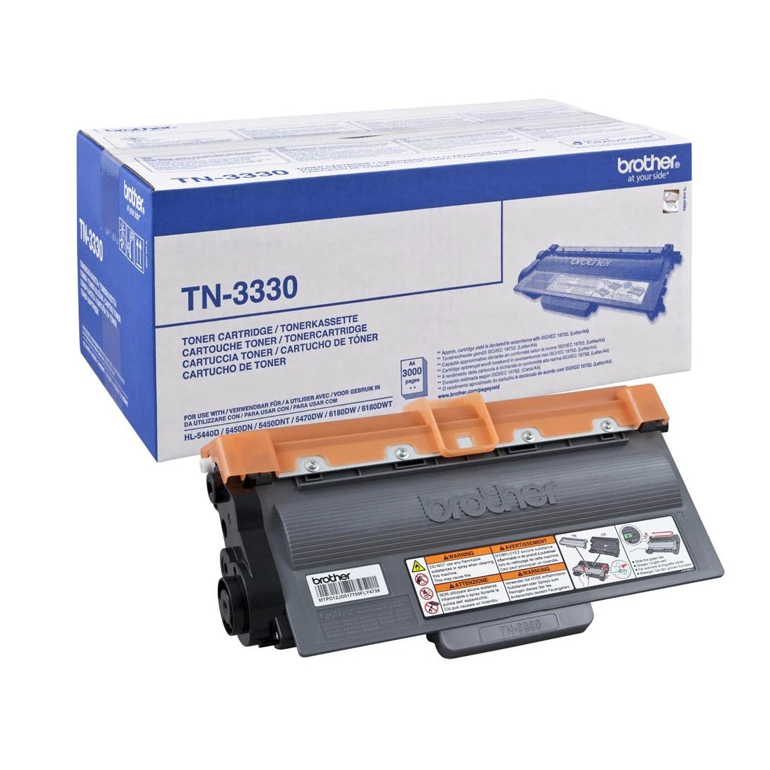 Toneris Brother TN3330 Juodas | 3000 str | HL-6180DW