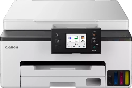 CANON MAXIFY GX1050 daugiafunkcis spalvotas rašalinis spausdintuvas, pakartotinai užpildomas, A4, 210 x 297 mm, A4, 15 atv./min., 250 lapų, USB 2.0, LAN, „Wi-Fi“.