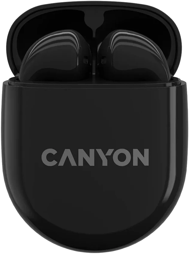 Belaidės žaidimų ausinės Canyon TWS-6, Juodos spalvos