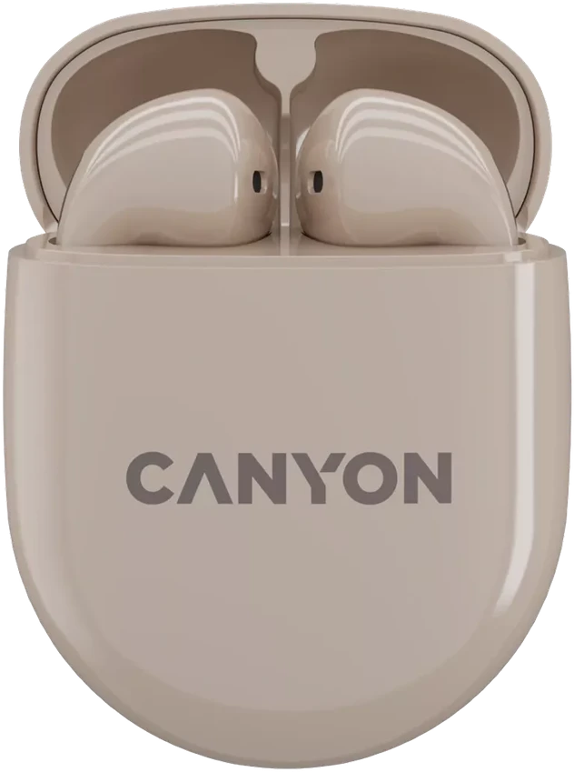 Belaidės žaidimų ausinės Canyon TWS-6, Gelsvos spalvos