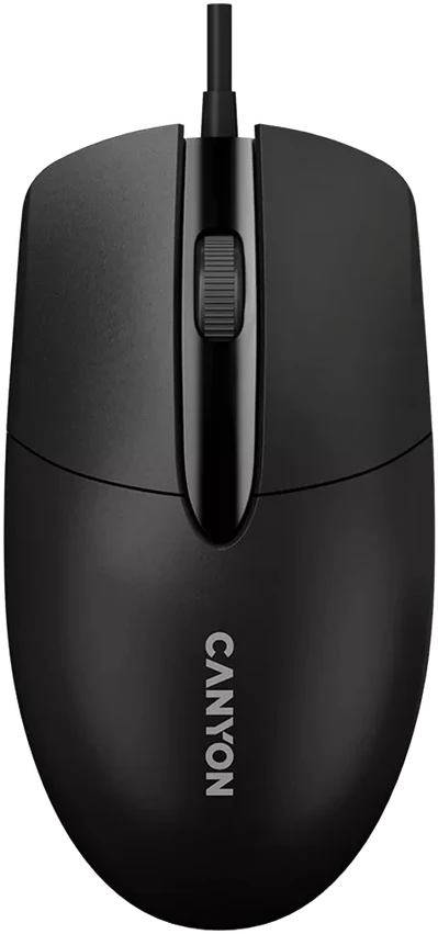 CANYON pelė M-5 su laidu Juodas