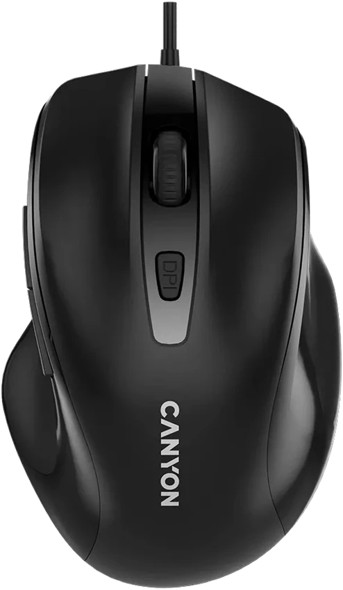 CANYON pelė M-6 su laidu Juodas