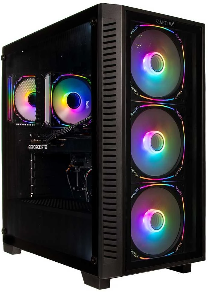 Stacionarus kompiuteris „Captiva“ aukščiausios klasės žaidimų kompiuteris „Intel Core i7-14700F“, 32 GB RAM, 1 TB M.2 SSD, „Nvidia Geforce RTX 5070 Ti“ (16 GB GDDR7), „Windows 11 Home“.