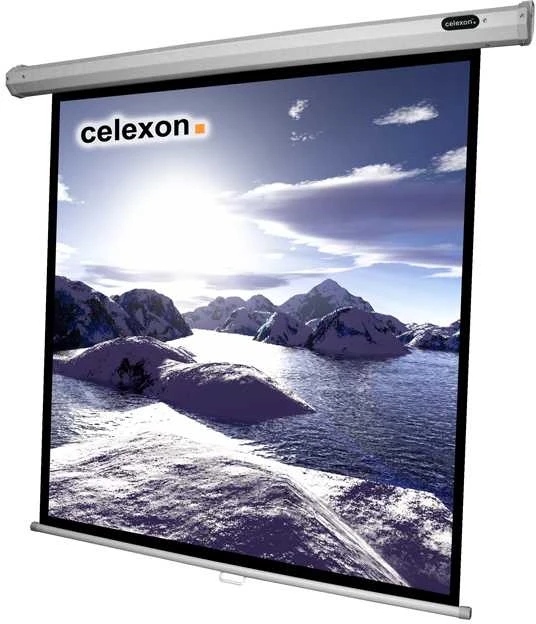 „Celexon Rollo Economy Leinwand“ formatas 1:1, 200 x 200 cm