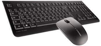 CHERRY DW 3000 klaviatūra Radijo dažnio belaidė QWERTZ Vokiečių Juoda