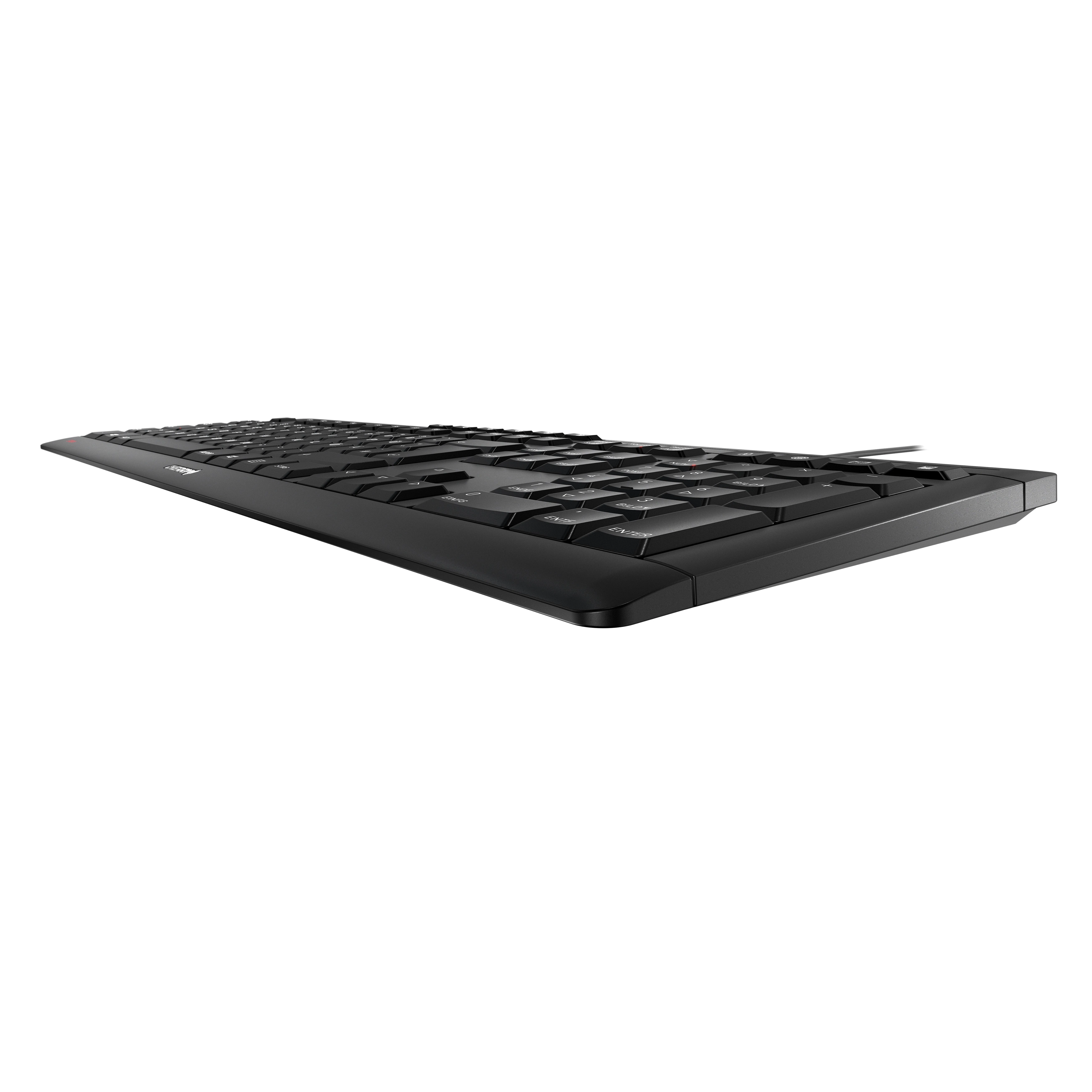 CHERRY JK-8500 klaviatūra USB QWERTZ Vokiečių Juoda
