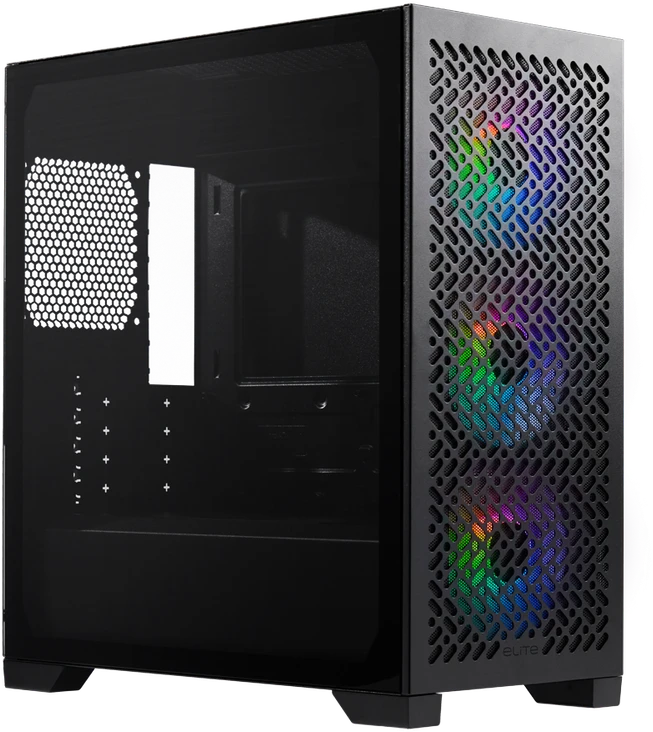„Cooler Master Elite 302 ARGB Balta“ korpusas (E302-WGNN-S00)