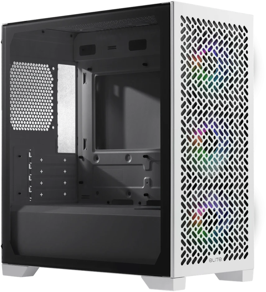 „Cooler Master Elite 302 ARGB Balta“ korpusas (E302-WGNN-S00)