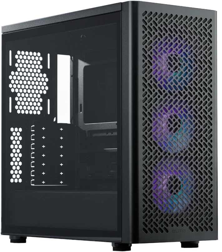 COL Cooler Master Elite 502 „Midi Tower“ Juoda