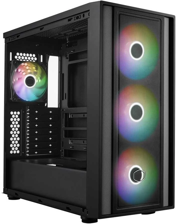 Kompiuterio Korpusas - Cooler Master MasterBox 600, Juodas