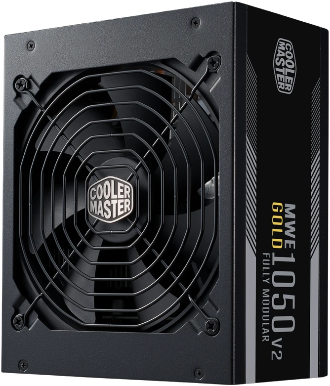 „Cooler Master MWE Gold 1050 V2 ATX 3.1“ atminties blokai, 1050 W, 24 kontaktų, ATX, Jude
