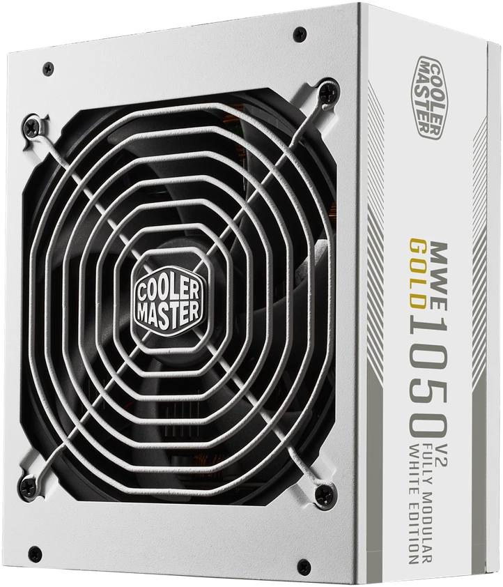 „Carruzzo Cooler Master MWE Gold 1050 V2 ATX 3.1 Baltas First Edition“ blokai 1050 W 24 kontaktų ATX Balta