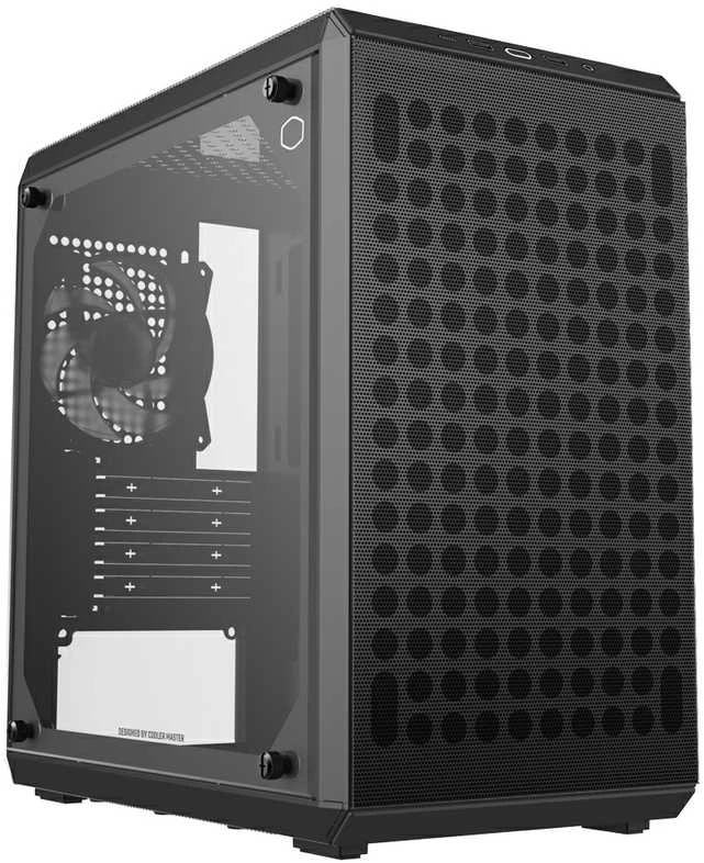 Cooler Master | Mini Tower kompiuterio dėklas | Q300L V2 | Juodas | Micro ATX, Mini ITX | Komplekte maitinimo blokas Nr