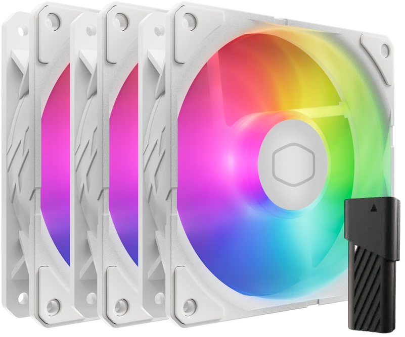 Cooler Master SickleFlow Edge 120 ARGB balti ventiliatoriai rinkinys