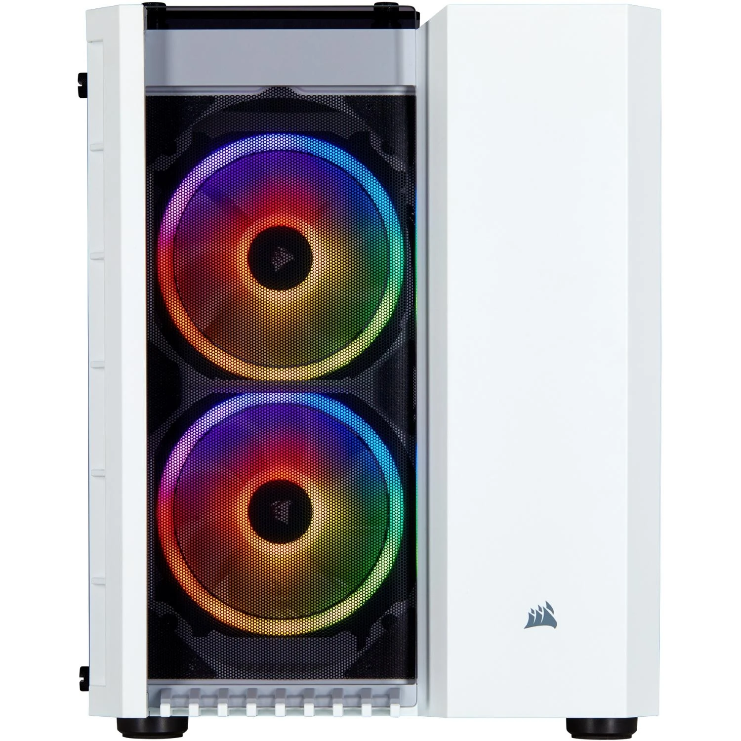 PC korpusas Corsair Crystal 280X RGB Micro-ATX, Baltas