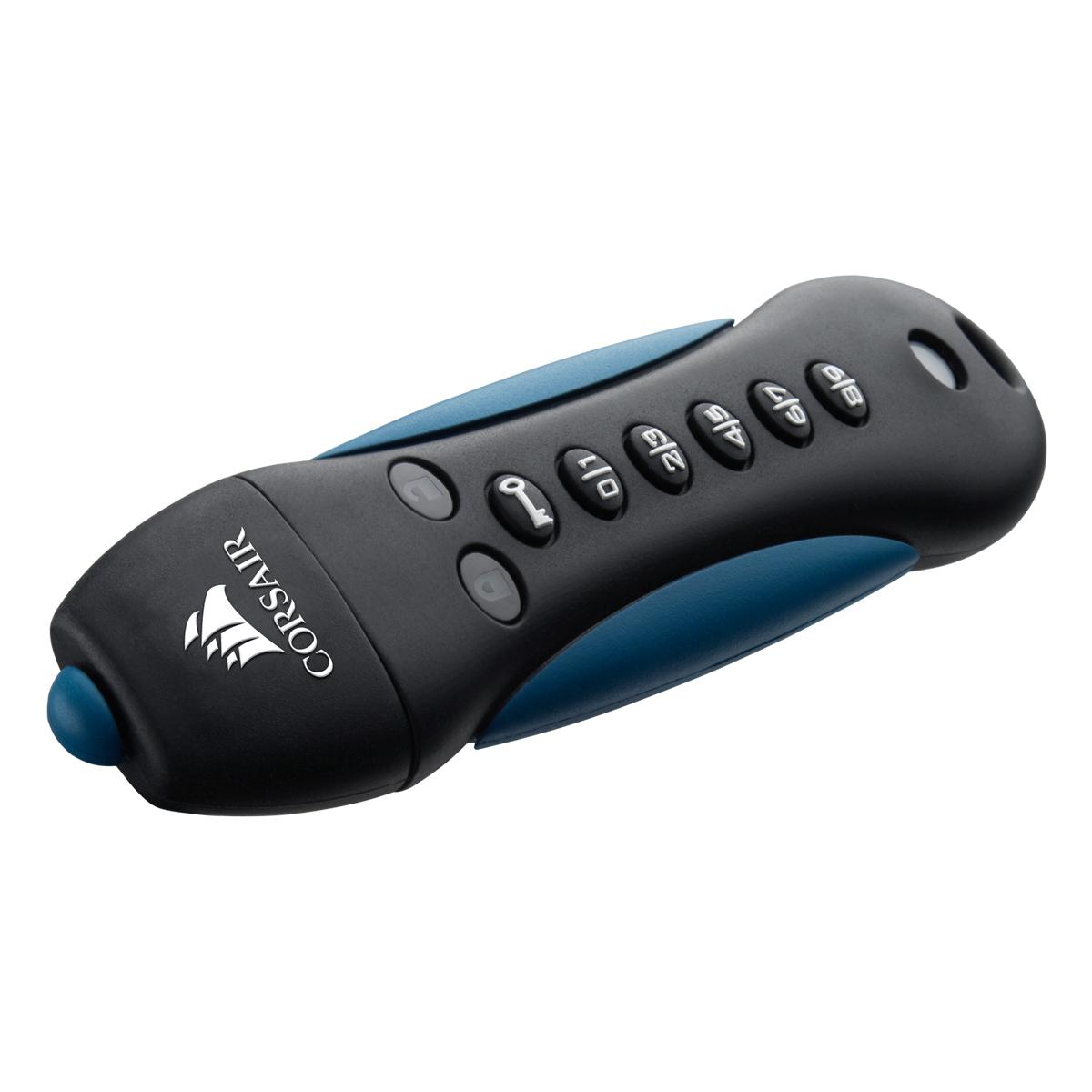 CORSAIR Flash Padlock 3 128GB Secure USB 3.0 Flash Drive su klaviatūra Saugus 256 bitų aparatinės įrangos AES šifravimas
