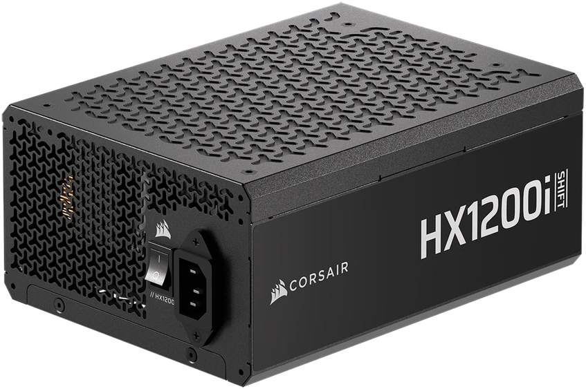 CORSAIR iCUE LINK HX1200i SHIFT 1200 vatų „Cybenetics Platinum“ pilnai modulinis maitinimo šaltinis, C14 versija