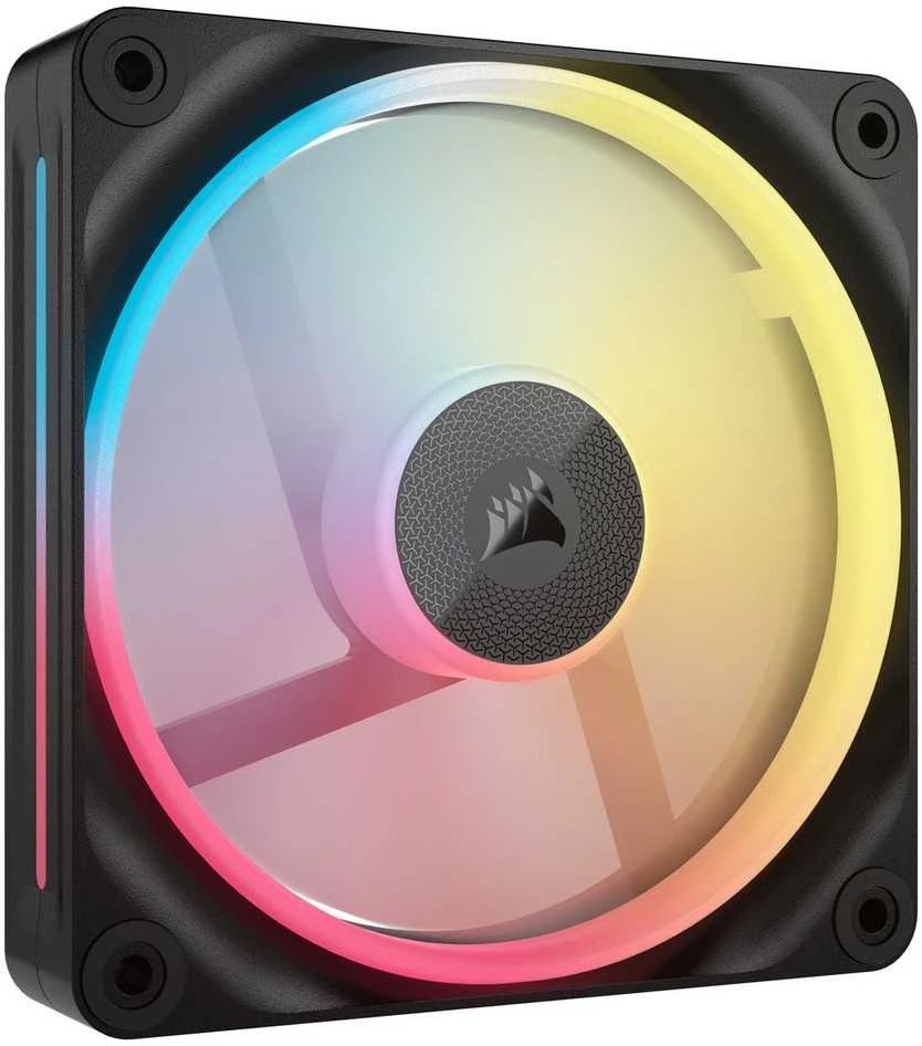 Corsair iCUE Link LX120-R RGB, PWM korpuso ventiliatorius – 120mm, juodos spalvos