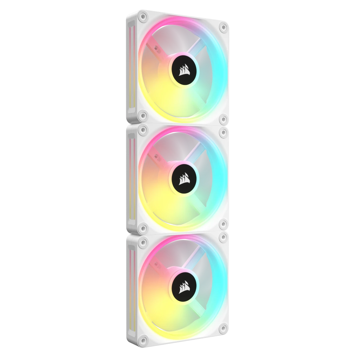 Corsair iCUE LINK QX120 RGB 3-pack + Hub CO-9051006-WW Baltas