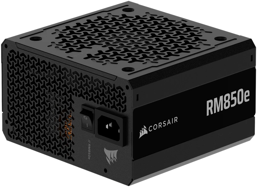 CORSAIR RMe serijos RM850e 850 vatų ATX 3.1 PCIe 5.1 Cybenetics Gold sertifikuotas visiškai modulinis maitinimo šaltinis