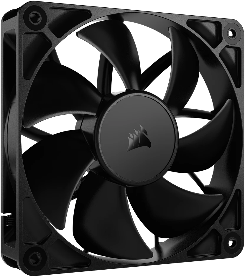Corsair RS Series 120, PWM korpuso ventiliatorius – 120mm, juodos spalvos