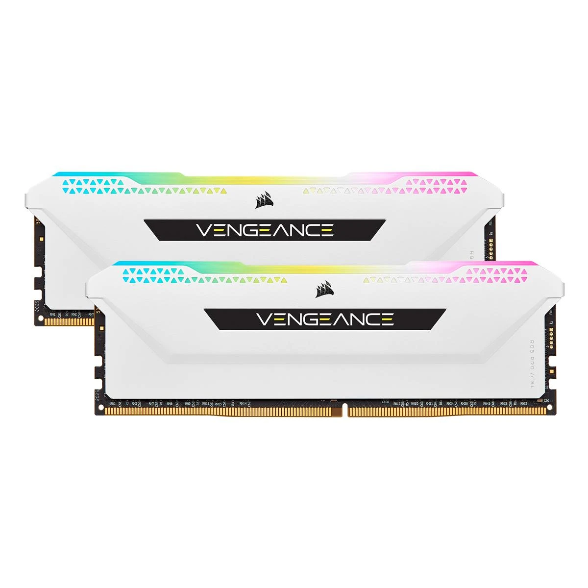 RAM Corsair Vengeance RGB Pro SL Baltas 32GB [2x16GB 3200MHz DDR4 CL16 DIMM]