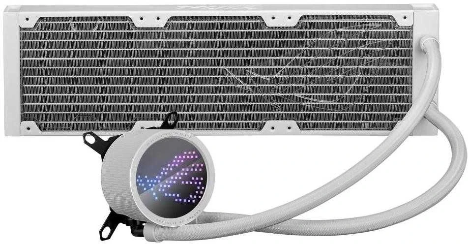 ASUS ROG Ryuo III 360 baltas aušintuvas su LED ekranu