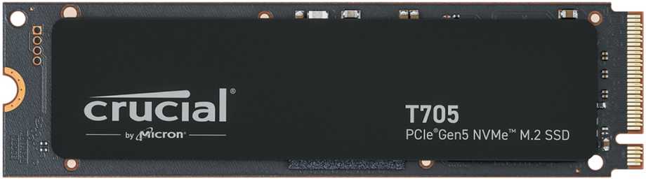 „Crucial T705 M.2 PCI-e 5.0 NVMe 1TB“ radiatorius