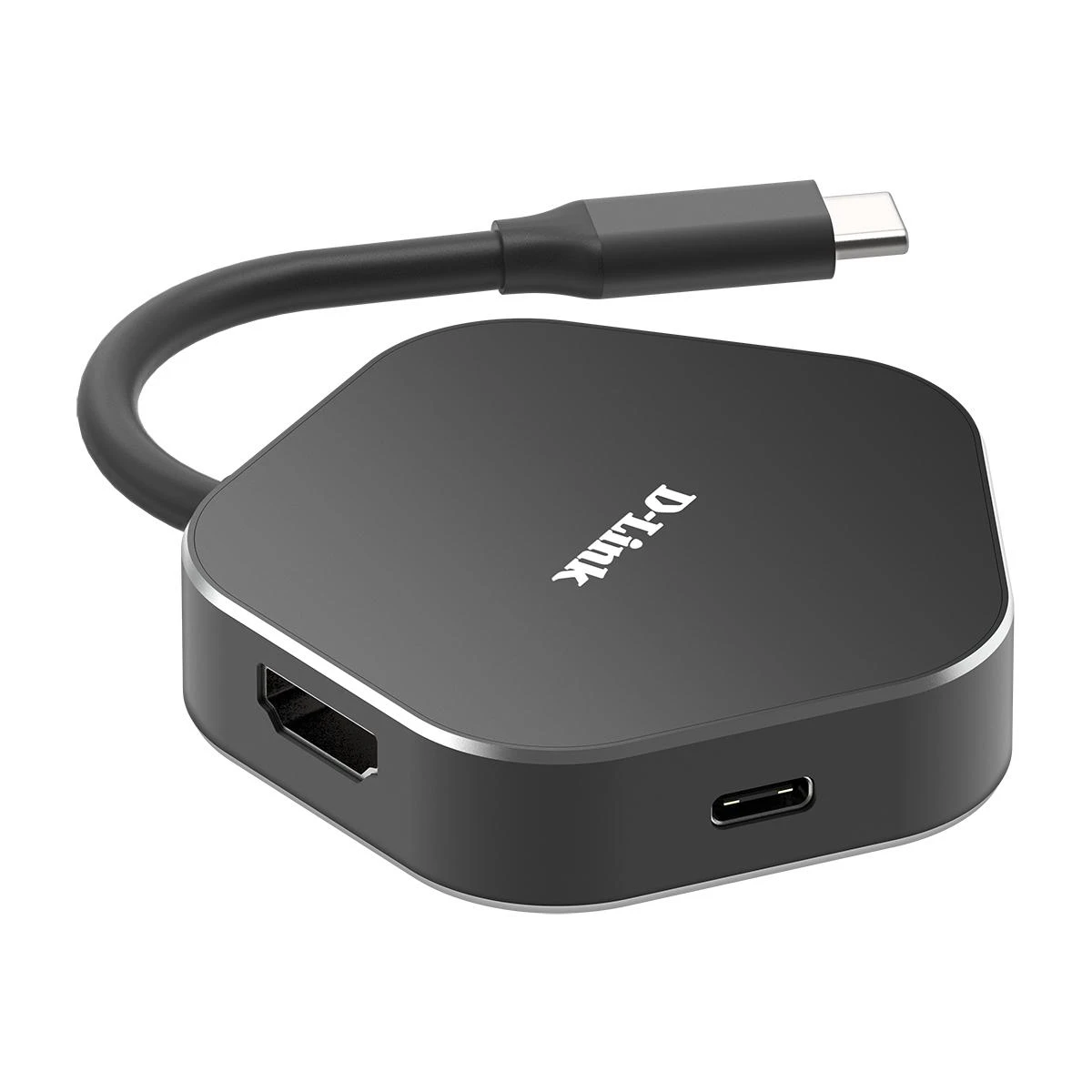 D-Link DUB-M420 knyginių kompiuterių dokas / jungčių replikatorius Vielinis Thunderbolt 3 Juoda, Sidabras