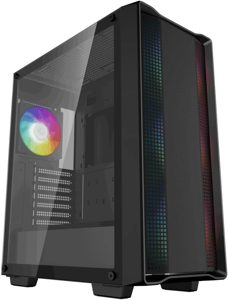 „Deepcool“ | CC560 ARGB V2 | Juodas | Vidutinio dydžio bokštas | ATX PS2