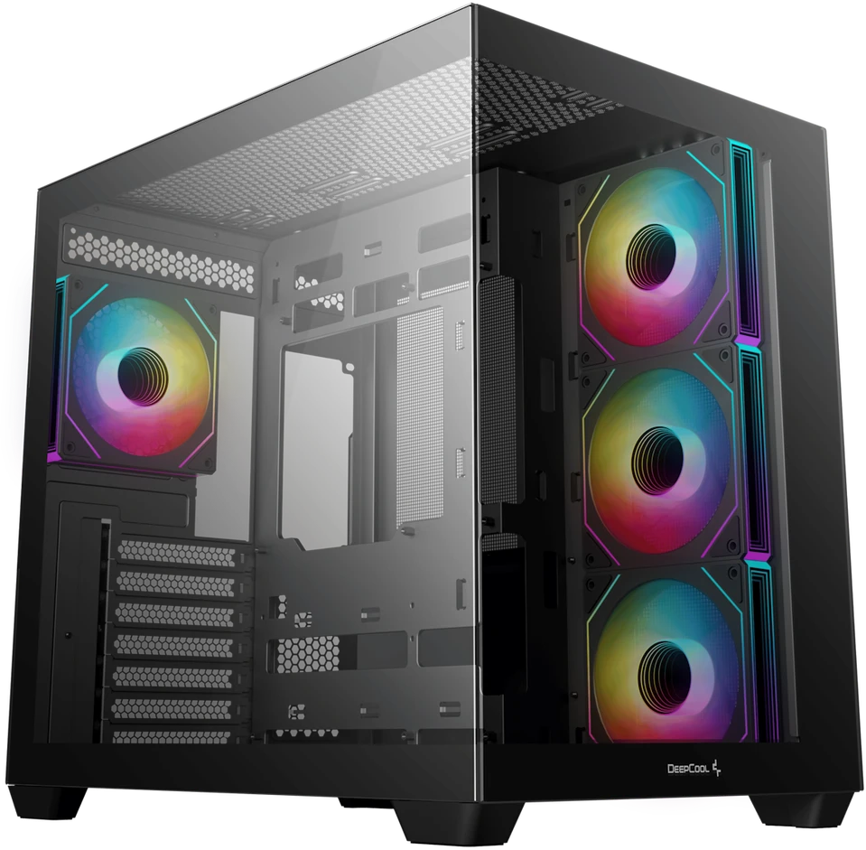 Deepcool CG530 4F | Juodas | Vidutinio dydžio bokštas | ATX PS2
