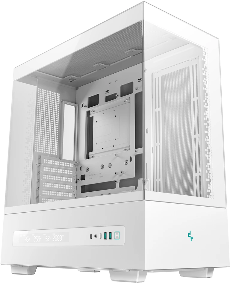 „Deepcool“ korpusas | CH690 DIGITAL WH | Baltas | Vidutinio dydžio bokštas | ATX PS2