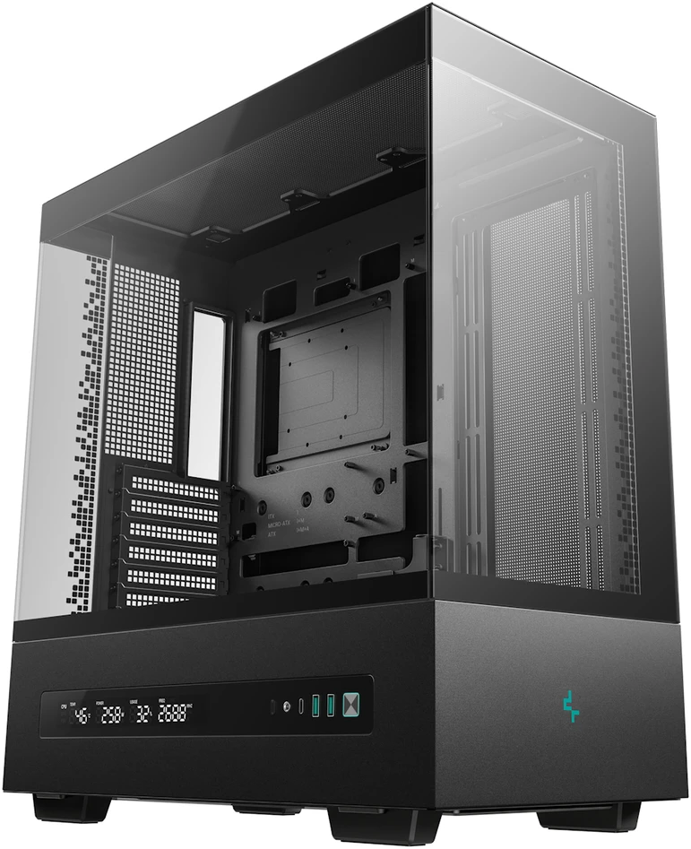 „Deepcool“ korpusas | CH690 Digital | Juodas | Vidutinio dydžio bokštas | ATX PS2