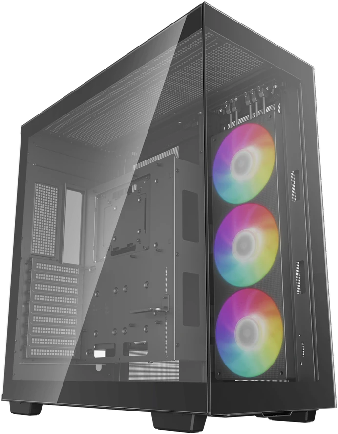 „Deepcool“ | Pilno dydžio bokšto dydžio žaidimų korpusas | CH780 | Šoninis langas | Juodas | ATX+ | ATX PS2